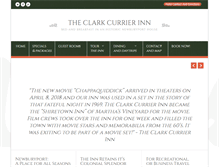 Tablet Screenshot of clarkcurrierinn.com